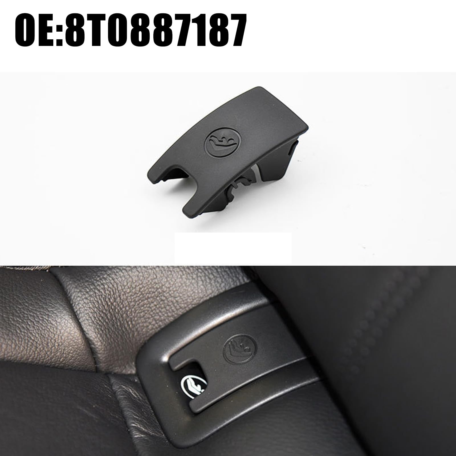 Ywmsfl Child Seat Retainer Fastener Clip for Vehicles Safe and Comfortable Car Rides Backseat and Comfort 8T0887187