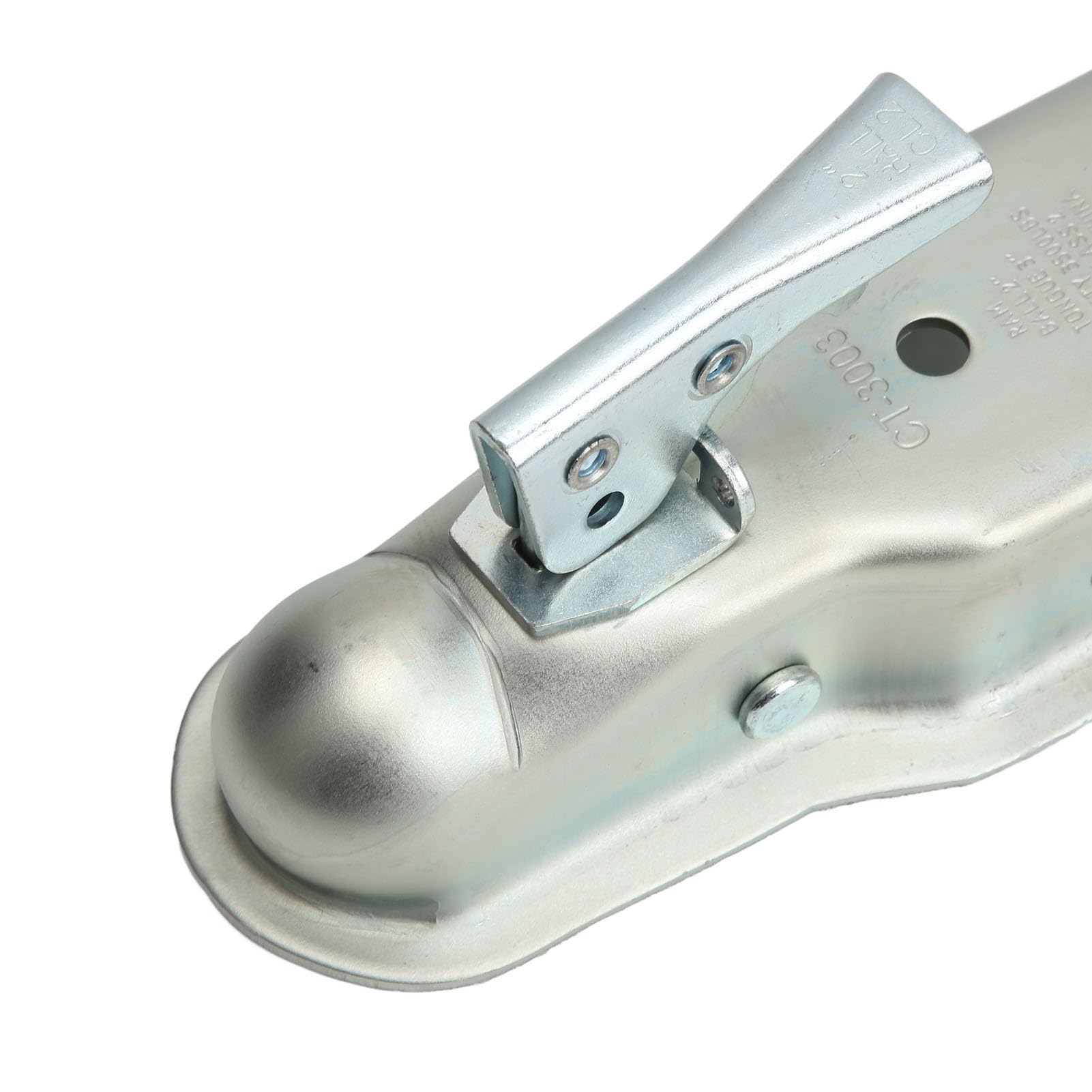 Acoplador de Remolque de Lengüeta Recta,Acoplamiento de Enganche de Remolque Canal de 75 Mm para Camiones