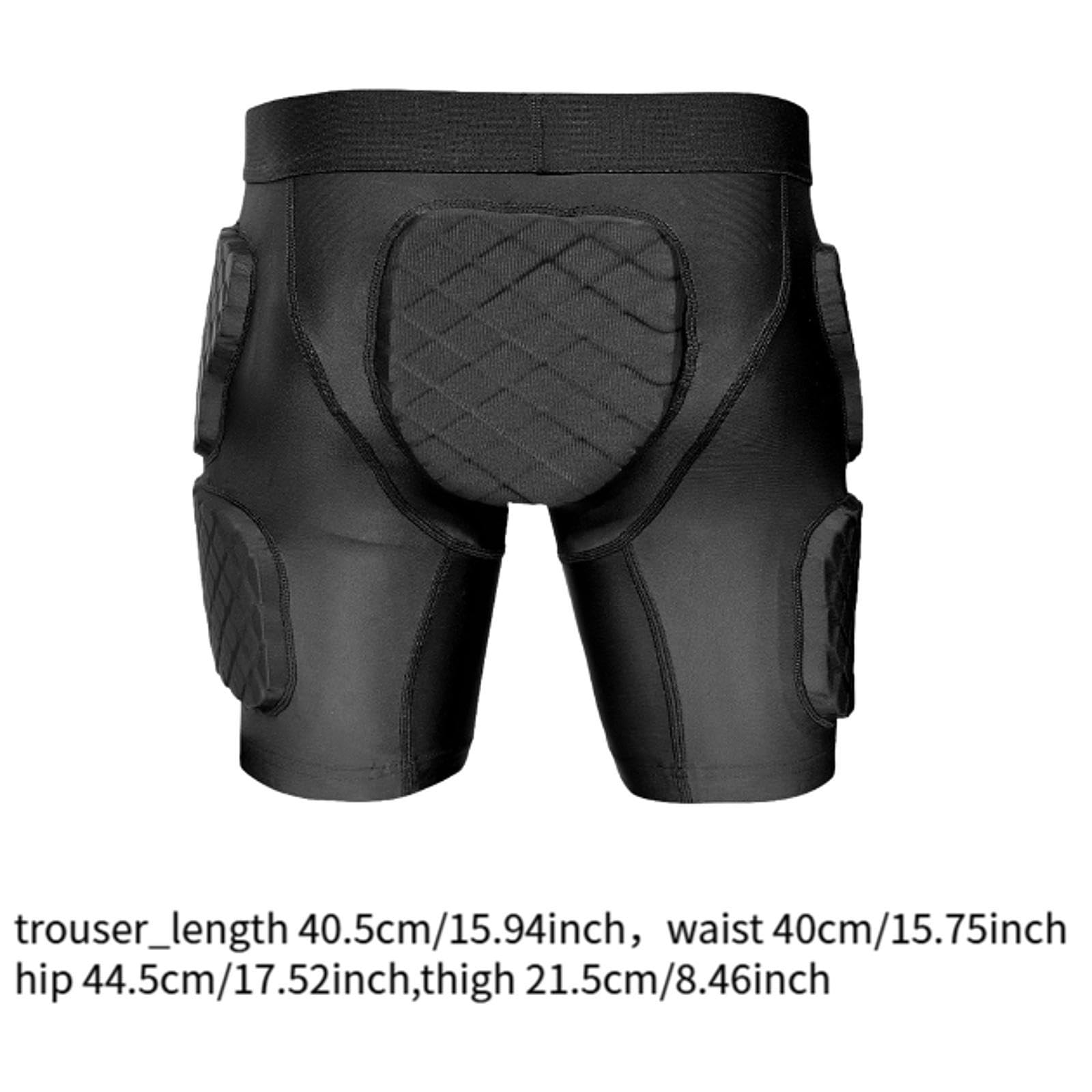 Pantaloncini da Portiere con Imbottitura sulla Coscia, Pantaloncini a Compressione, Protezione per I Fianchi, Intimo Protettivo, Traspirante, in Polie