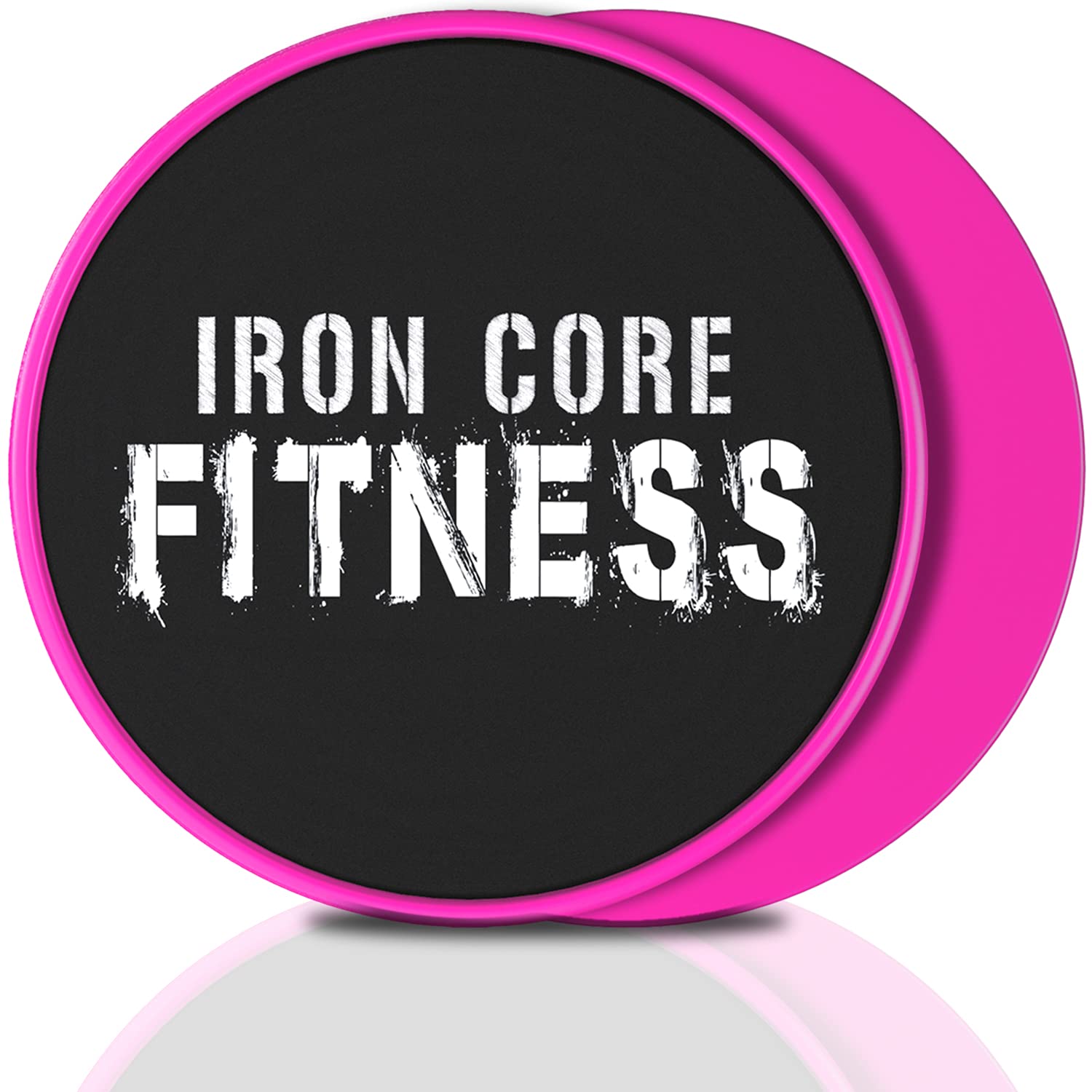 Iron Core FitnessExercise Sliders for Strength Fat Loss. Ab Home Workout Equipment Women and Men. Gymnastics Pilates Sliders Body Sliders for Working Out Pink