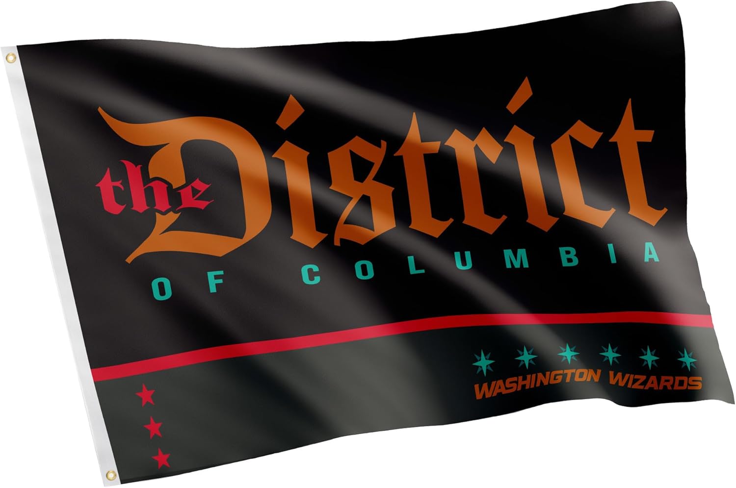 Desert Cactus Washington Wizards Flag NBA 100% Polyester Indoor Outdoor 3x5 feet National Basketball Association Team Flags (Flag City Edition 2023 A)
