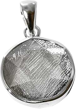 Amazon.co.jp: ギベオン隕石 六芒星（ダビデの星） シルバー