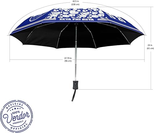 Miniatura 5 de Bad Bananas Zeta Phi Beta - Paraguas - Apertura y cierre automático - Vendedor Oficial - Ornamento Clásico