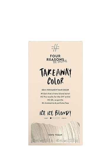Miniatura 10 de Four Reasons Takeaway Color Caffè Macchiato - Tinte semipermanente para el cabello sin amoníaco para cabello vibrante, color semipermanente 100%