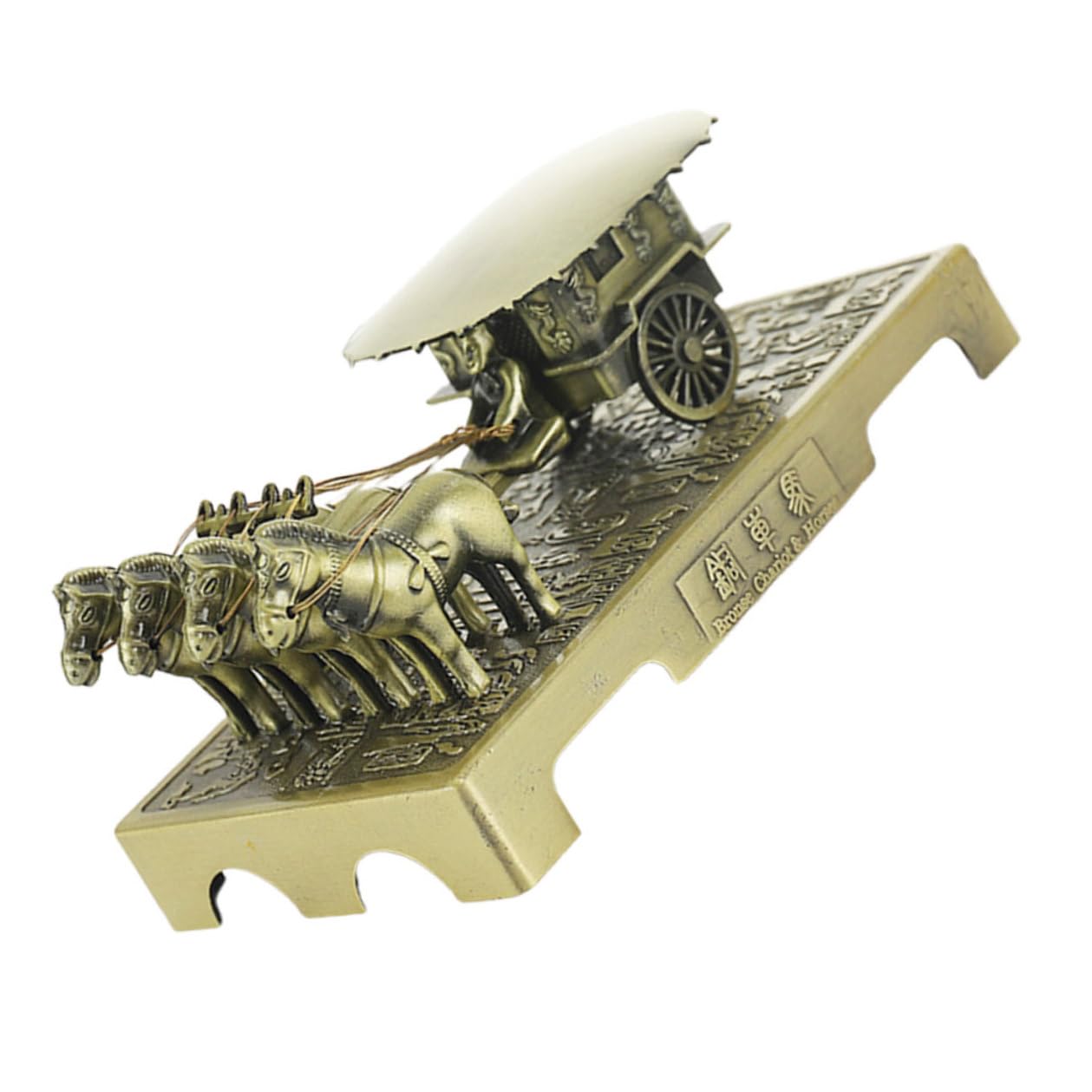 Figura Decorativa de Guerreros de Terracota para Decoración de Escritorio Interior en Aleación de Zinc Estilo Retro y Diseño Único