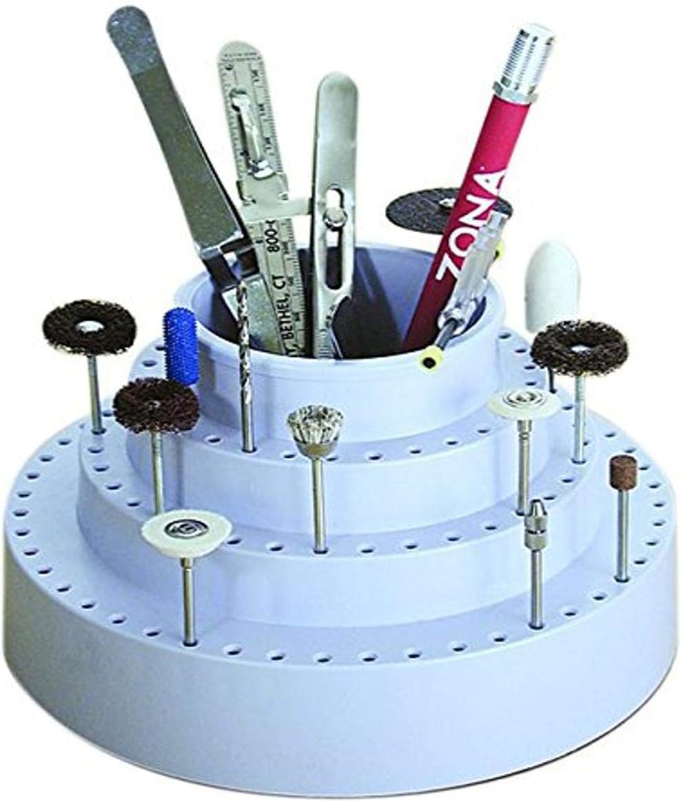 ZONA - 37865 Zona 37-865 Rotating Bur Holder for 114 3/32-Inch Shank Burs, 3-Inch Deep x 2-3/4-Inch Diameter Cup