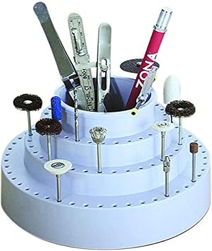 ZONA - 37865 Zona 37-865 Rotating Bur Holder for 114 3/32-Inch Shank Burs, 3-Inch Deep x 2-3/4-Inch Diameter Cup