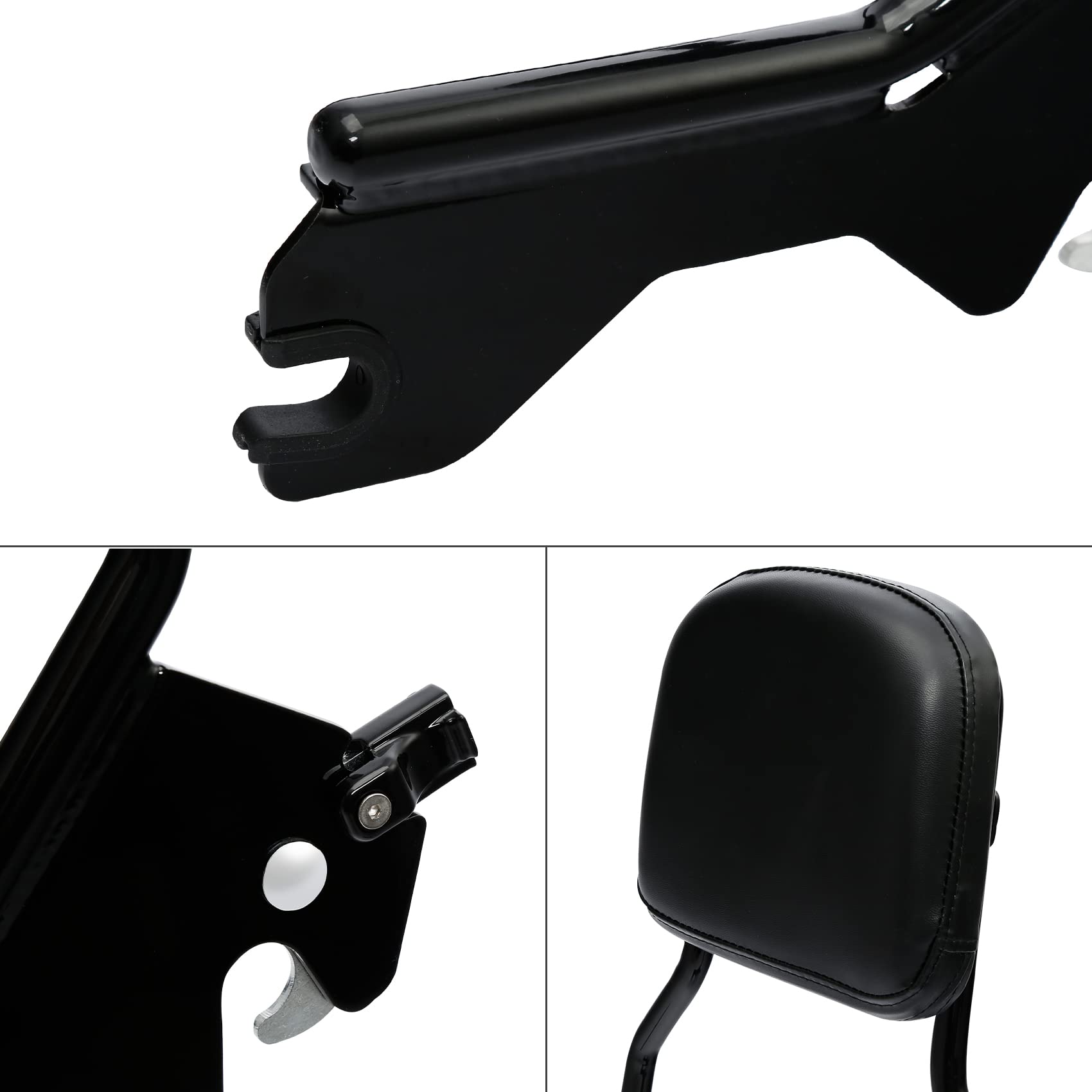 TCMT Schienale rimovibile Sissy Bar Pad adatto per Harley Sport Glide Low Rider FLSB FXLR FXLRS 2018-2025