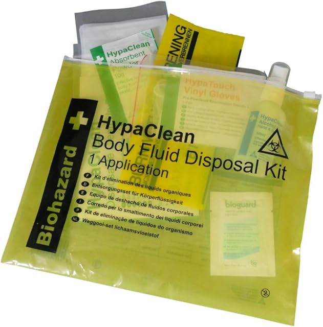 HypaClean Body Fluid Disposal Kit (Single Use)