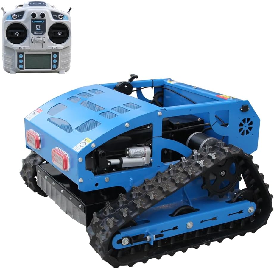 Remote Control Gas Lawn Mower – 9HP Track Drive Crawler RC Mower product image