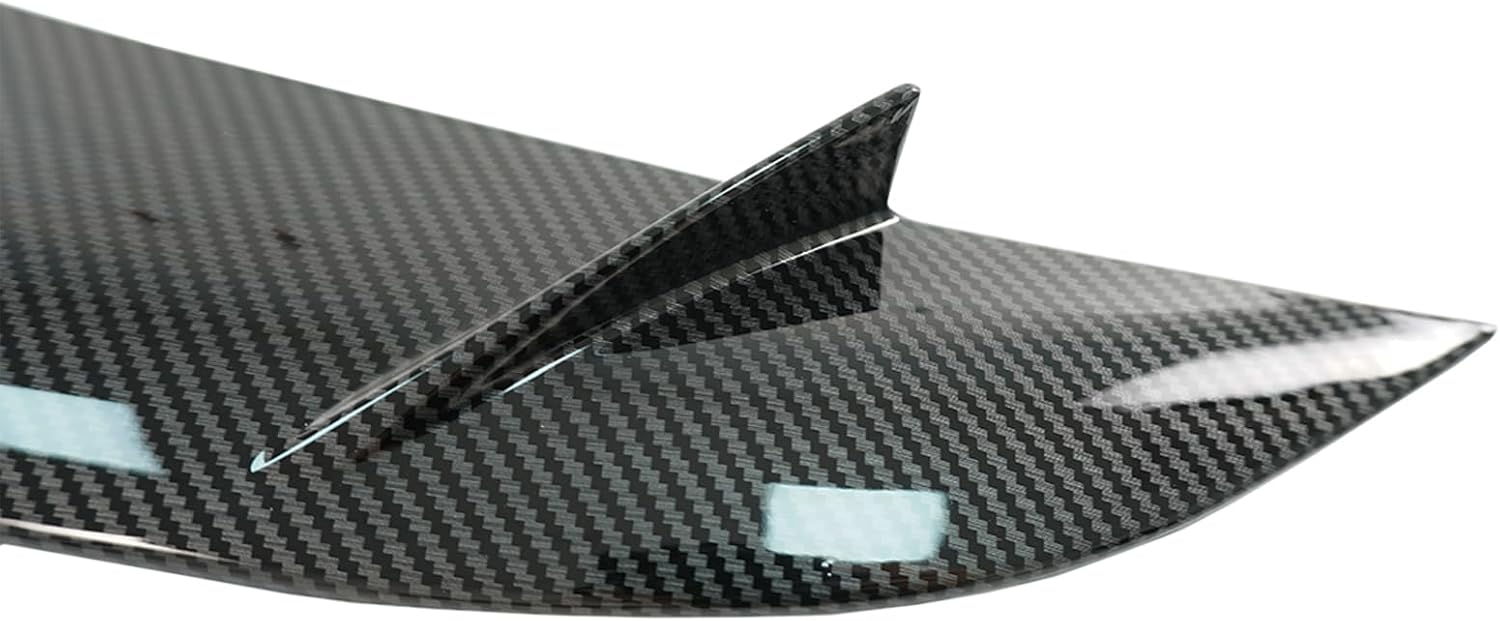 Front Bumper Body Spoiler Kits for Toyota Supra A90 A91 2020-2024,Add-0n Front Lip+Canard,Lower Garnish Cover Trim ABS Plastic (Carbon Fiber Painted)