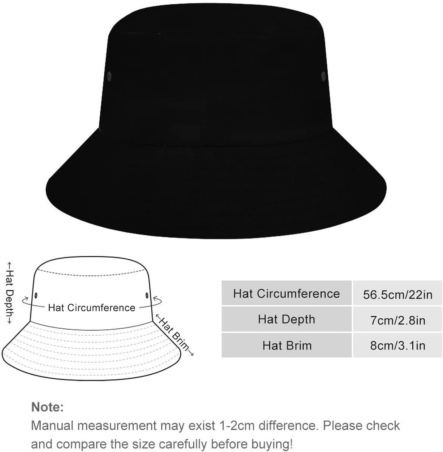 Customized Beach Sunshade Bucket Hat，Suitable for Multiple Occasions