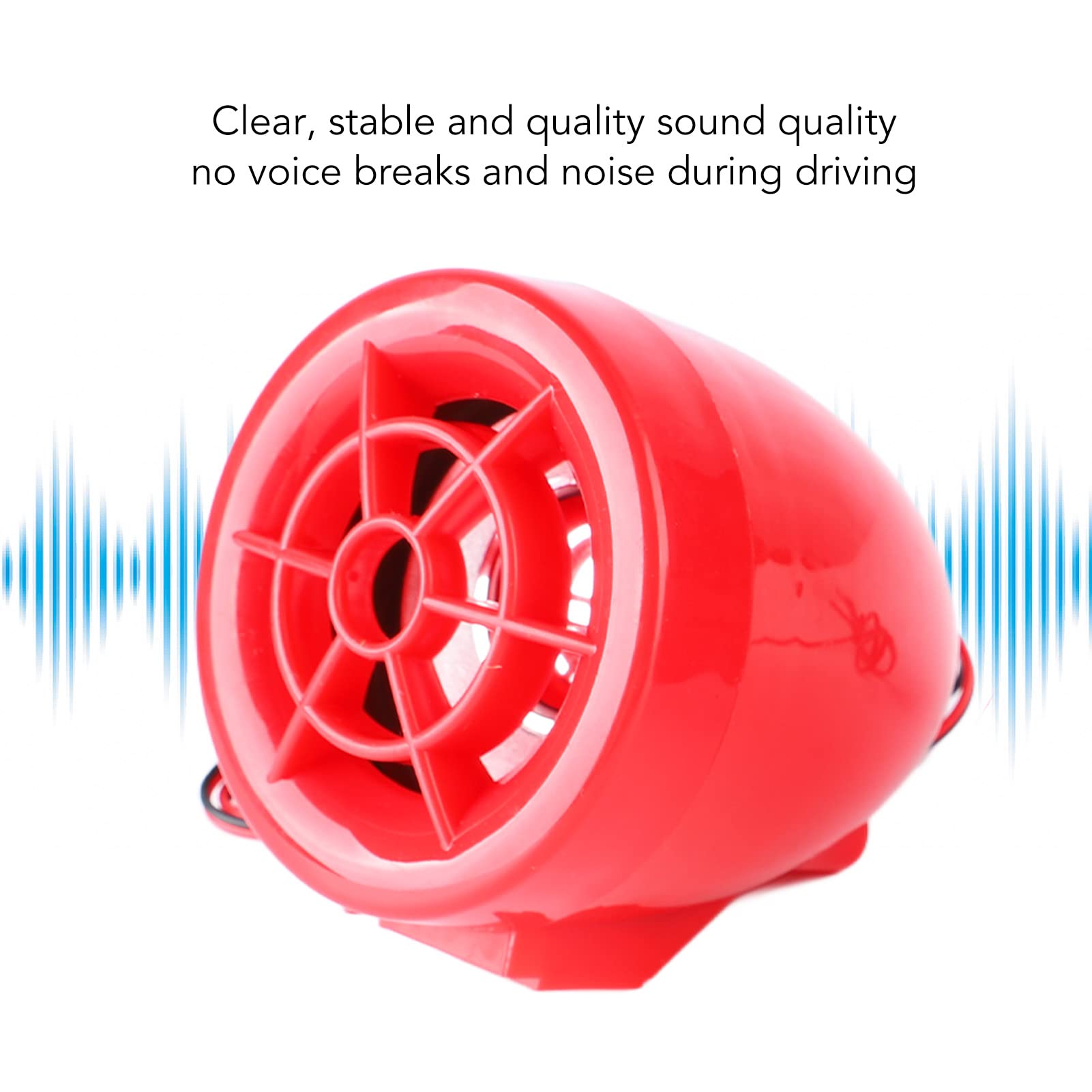 Altavoz De Alarma Para Motocicleta, Radio De Audio Antirrobo, Reproductor De MP3, Radio FM A Prueba De Agua, Sistema Amplificador De Altavoz USB, Calidad De Sonido Clara, Mano De Obra Exquisita
