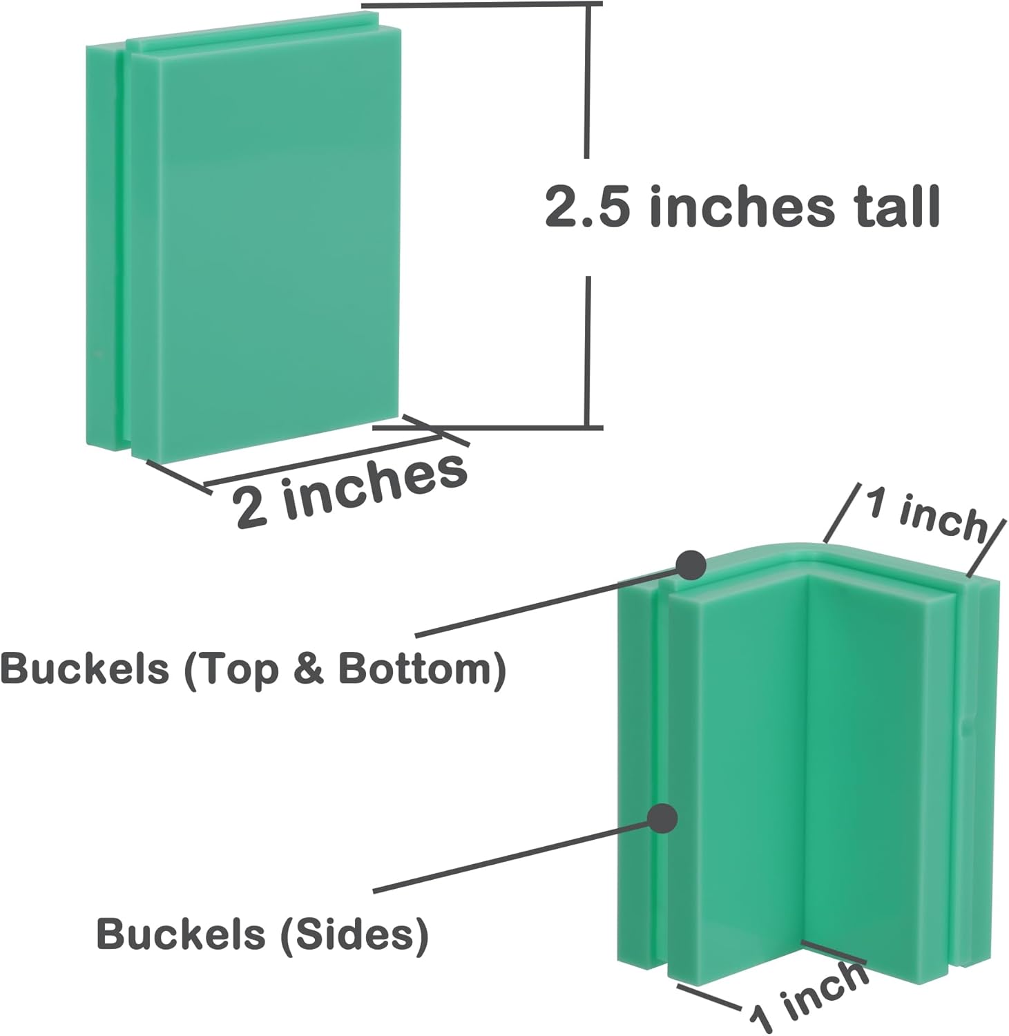 BBDINO Adjustable Mold Housing Kit for Silicone Mold Making - 2 Sets Easy Demolding Box - Free Combination & Tierable- Ideal for Silicone/Soap/Wax Molds