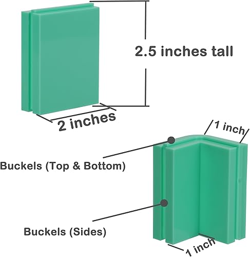 Miniatura 6 de BBDINO Kit de carcasa de molde ajustable para fabricación de moldes de silicona  2 juegos de caja de fácil desmoldeo  Combinación libre y nivelable