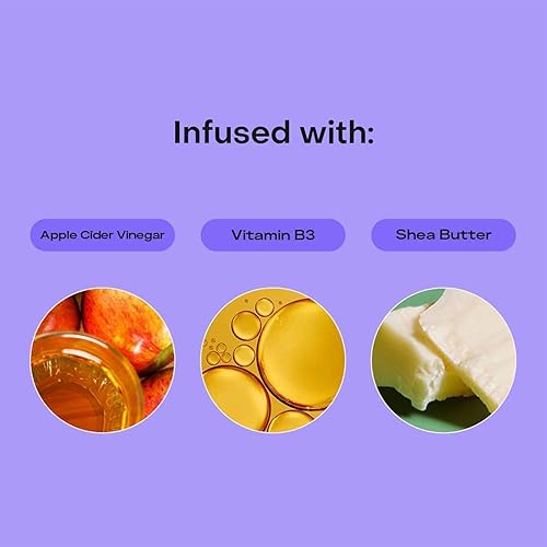 Miniatura 4 de SheaMoisture Champú y acondicionador anticaspa + prelavado – Vinagre de sidra de manzana, manteca de karité, 3% ácido salicílico para escamas y