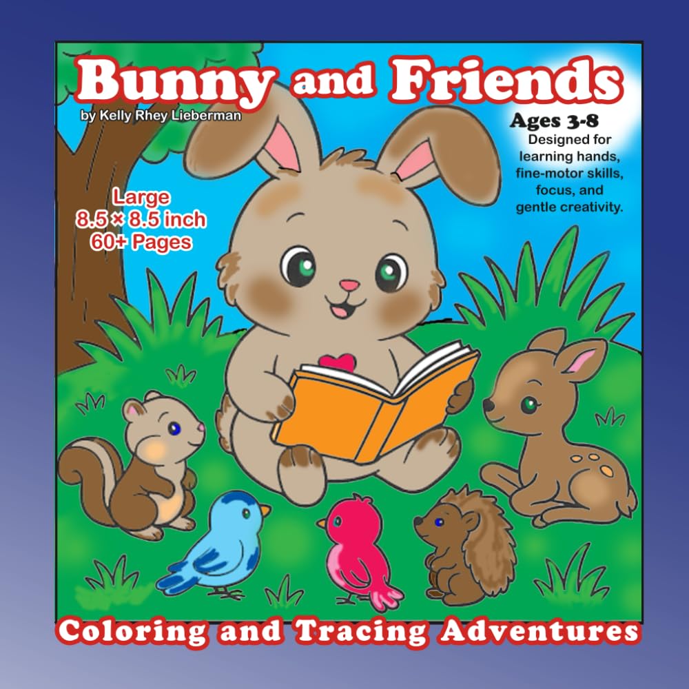 Bunny and Friends: Coloring and Tracing Adventures