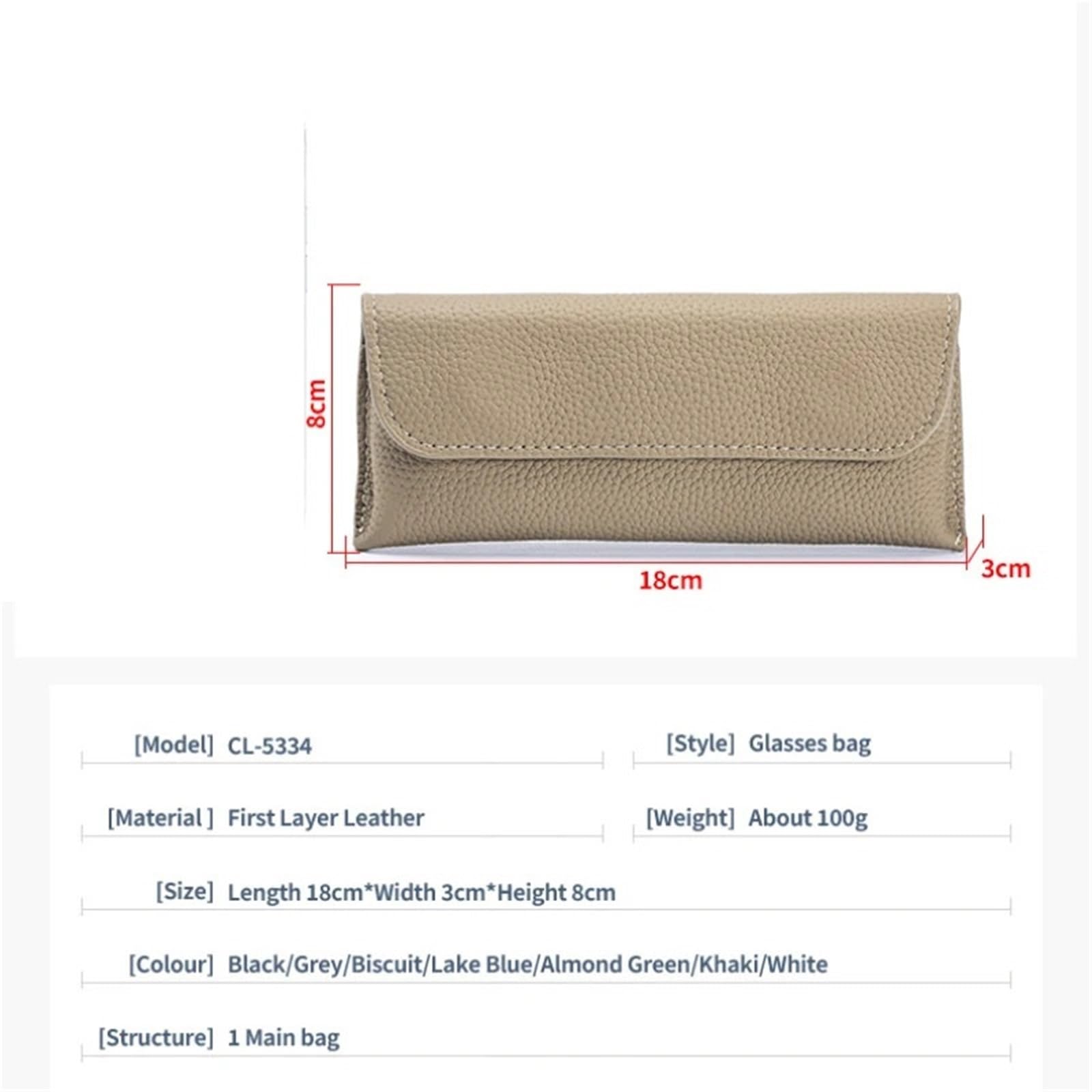 Brillenetui Brillenetui for Damen und Herren, Sonnenbrillen, Aufbewahrungstasche, Brillenbox, Brillenschutz