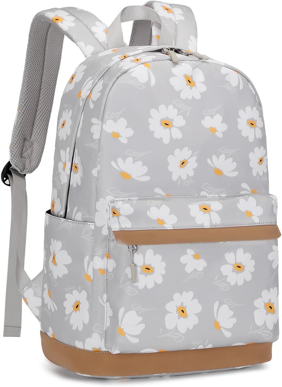 Createy Backpack for Girls Kids Backpack with Lunch Box Lightweight Daisy Prints Backpack Primary Elementary Students Bookbags School Bags Set - Image 3