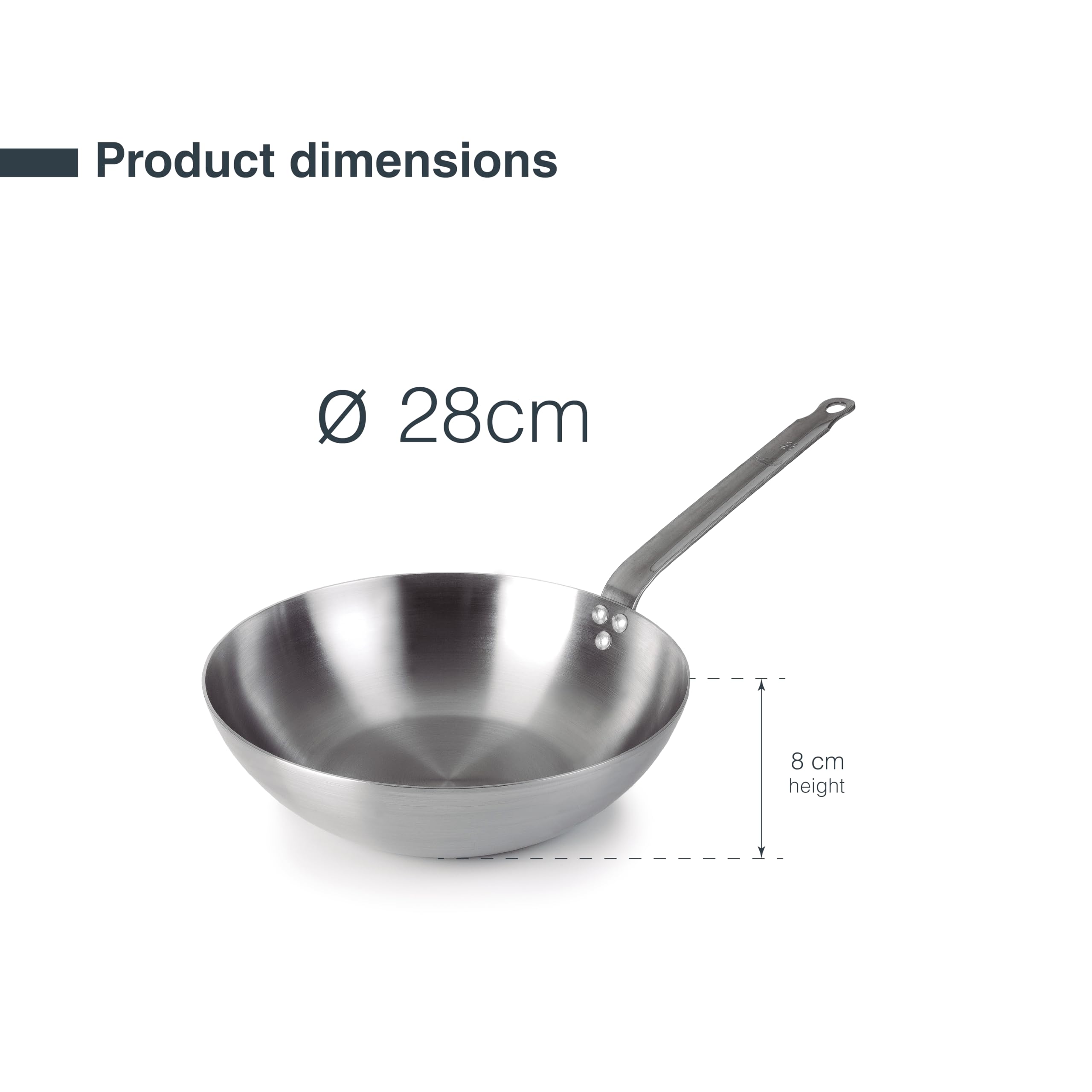 WOK FERRUM D.28 CM