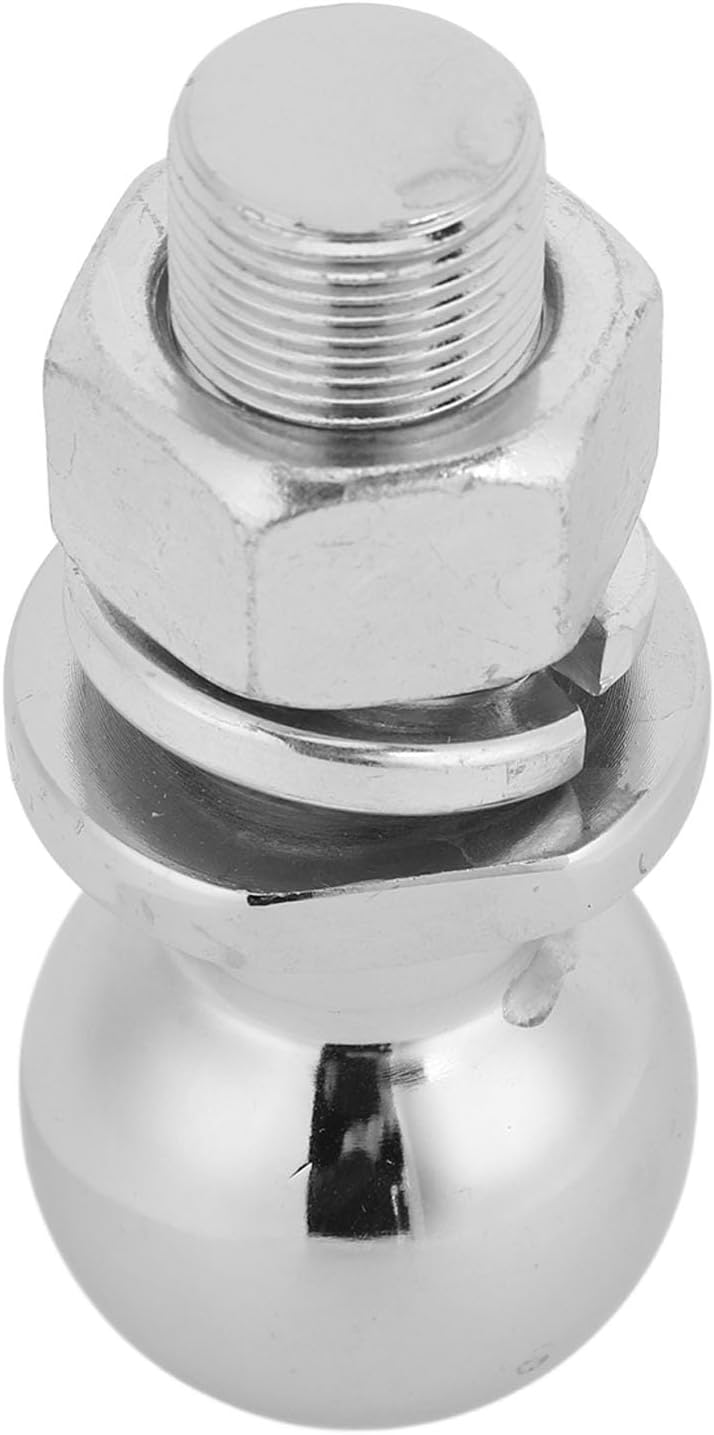 Trailer Hitch Ball 2 Inch Diameter, Forged Steel, 5000lbs Capacity - Waterproof, Anti Dust Finish, Versatile for ATV, Campervan, Boat Trailer