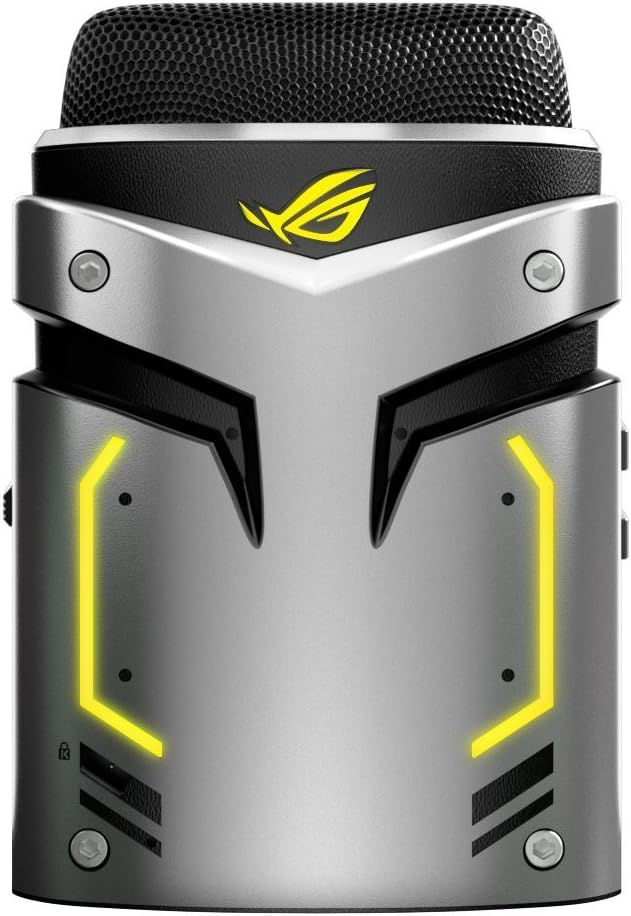 ASUS ROG Strix Magnus USB 3.0 Portable Gaming Condenser Microphone with Cardioid/Stereo/ENC and Aura Sync - 889349592625 (Renewed)