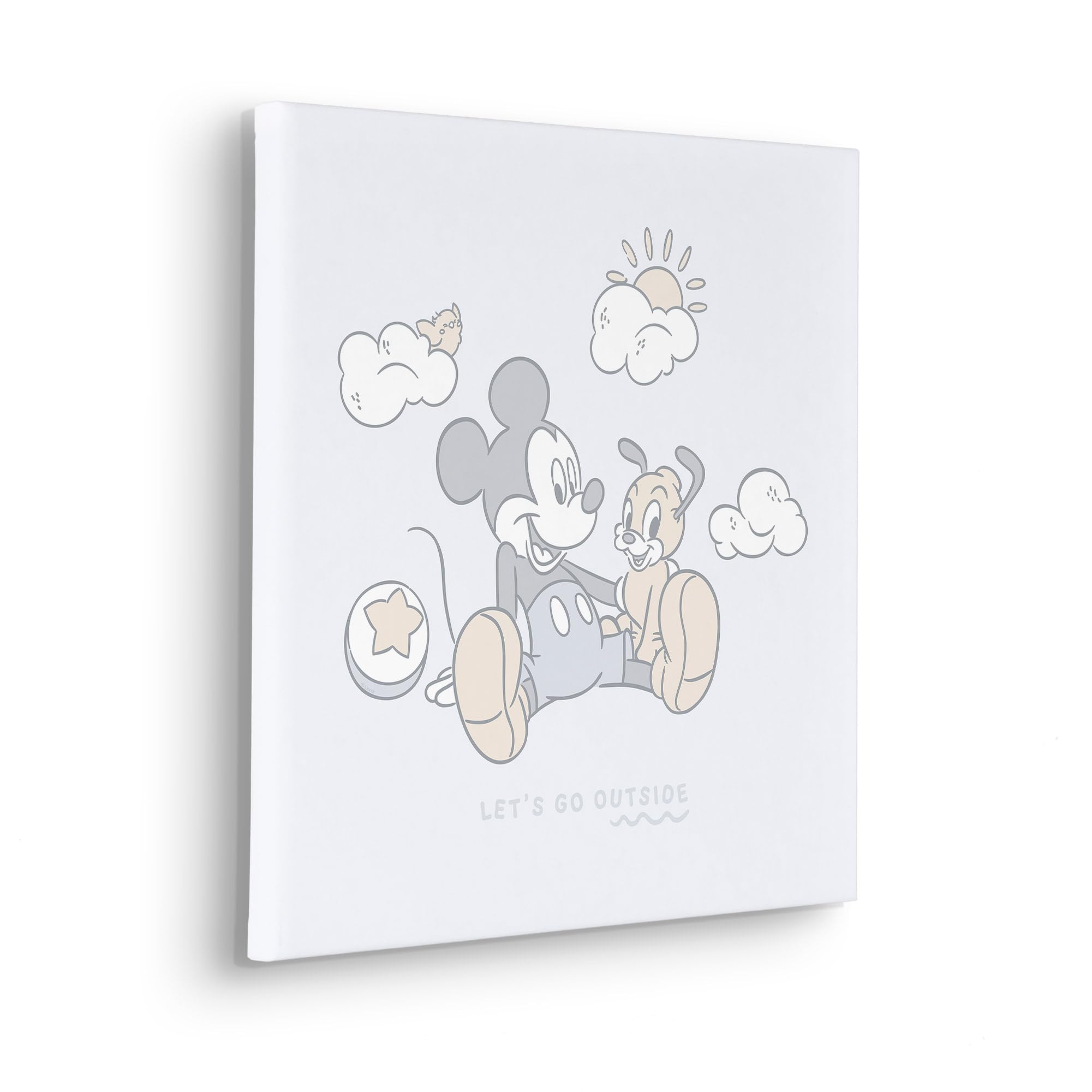 Komar Disney Mickey Mouse Let's Go Outside Canvas40Cm X 40Cm from B&Q