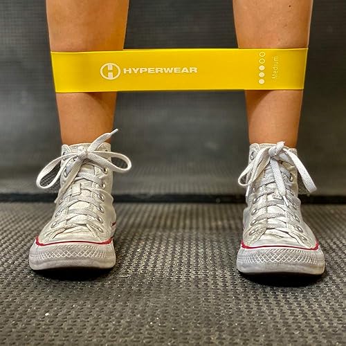 Miniatura 7 de HYPERWEAR Mini bandas de ejercicio de bucle, juego de 5, para entrenamientos de fuerza, movilidad y rehabilitación