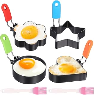 4 Stk Spiegeleiform, Spiegeleierformen für die Pfanne,Pancake Formen