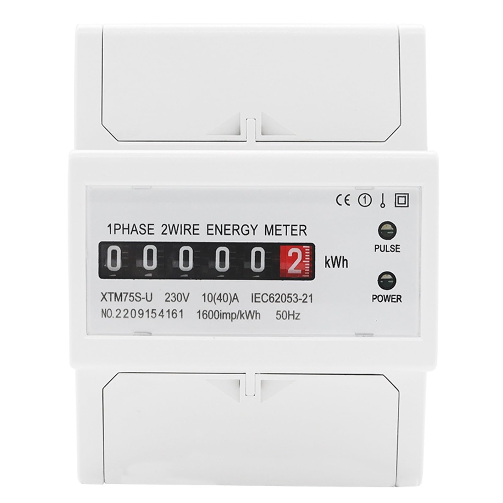 KWh mètre Din Rail XTM75S-U monophasé 230V haute précision