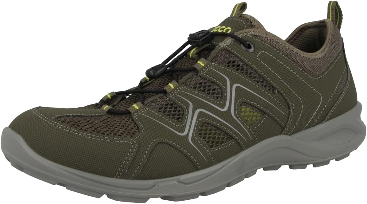 Ecco Mens Terracruise Lite Textile Synthetic Trainers 9.5 Tarmac 55894