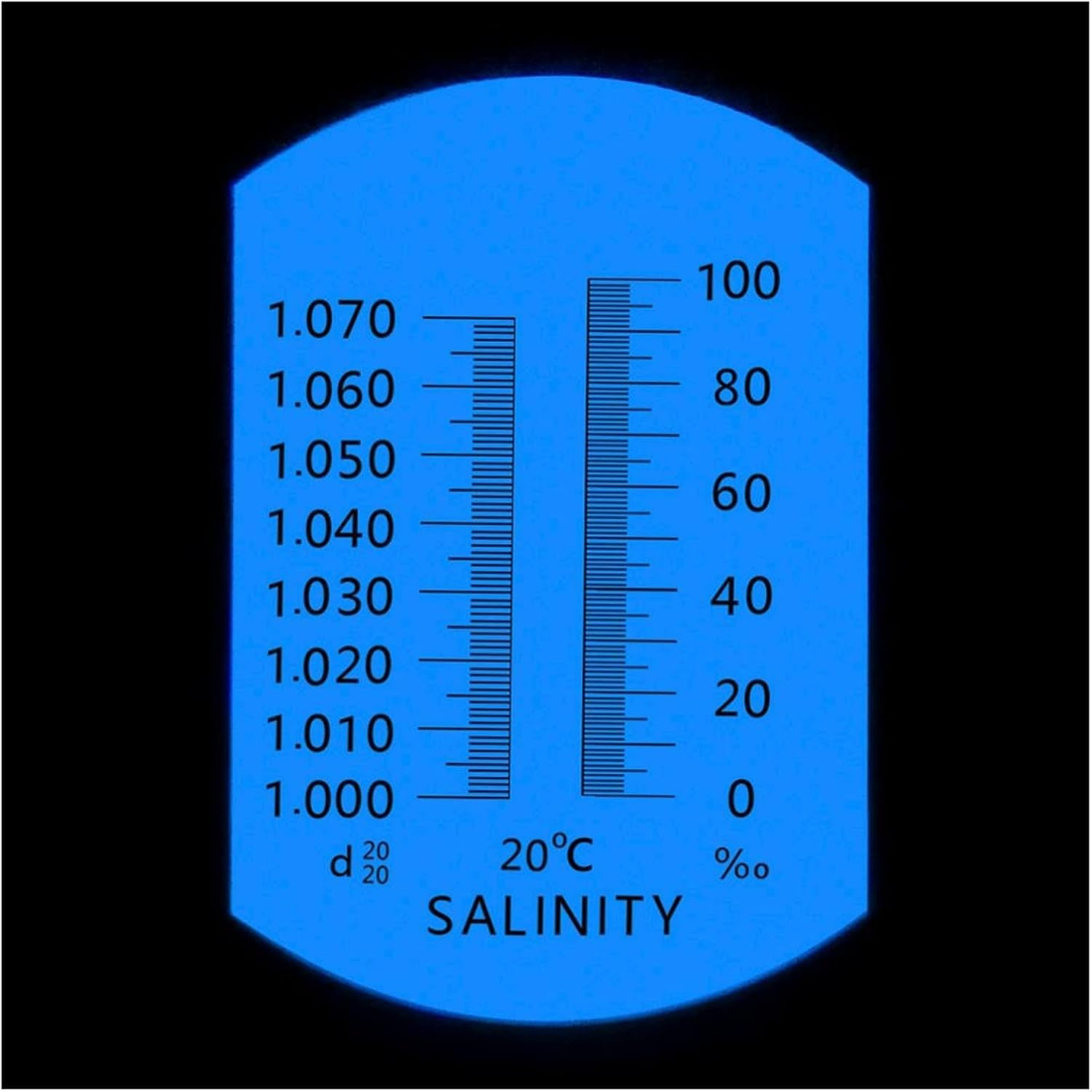 Brix Refractometer, Handheld 0-100% Seawater Salinity Meter Sodium Chloride Concentration Refractometer for Wine Making, Beer Brewing,Fruit, Sugar Content
