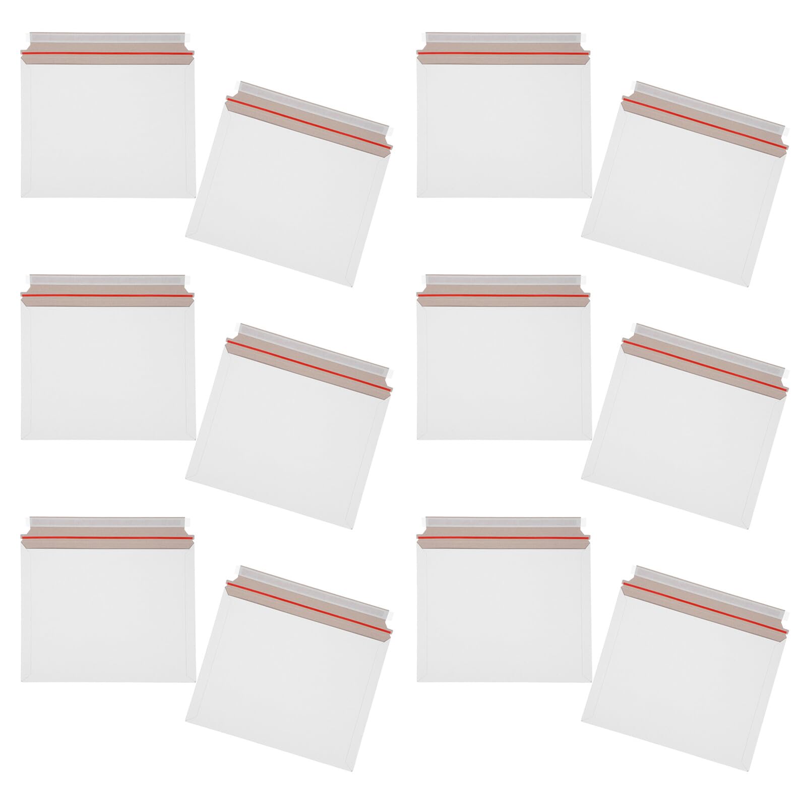 Buste da Spedizione Bianche in Carta, 20 Pezzi, per Libri e Certificati