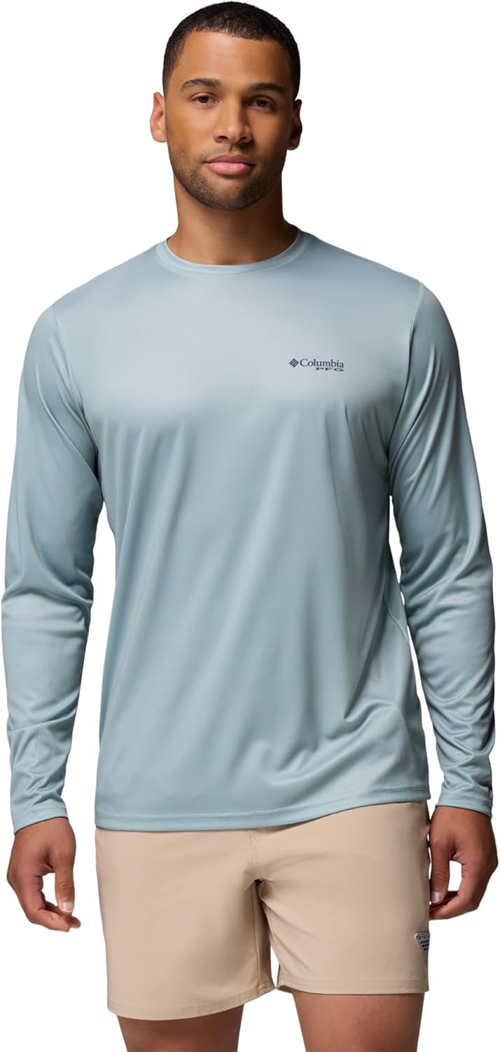 Columbia Men's Terminal Tackle PFG Fish Flag Long Sleeve Shirt Discontinued