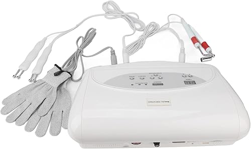 Dispositivo de elevación facial de electrodos, BIO Pore Máquina de apriete de piel eléctrica Previene el envejecimiento 2 cabezales de masaje para