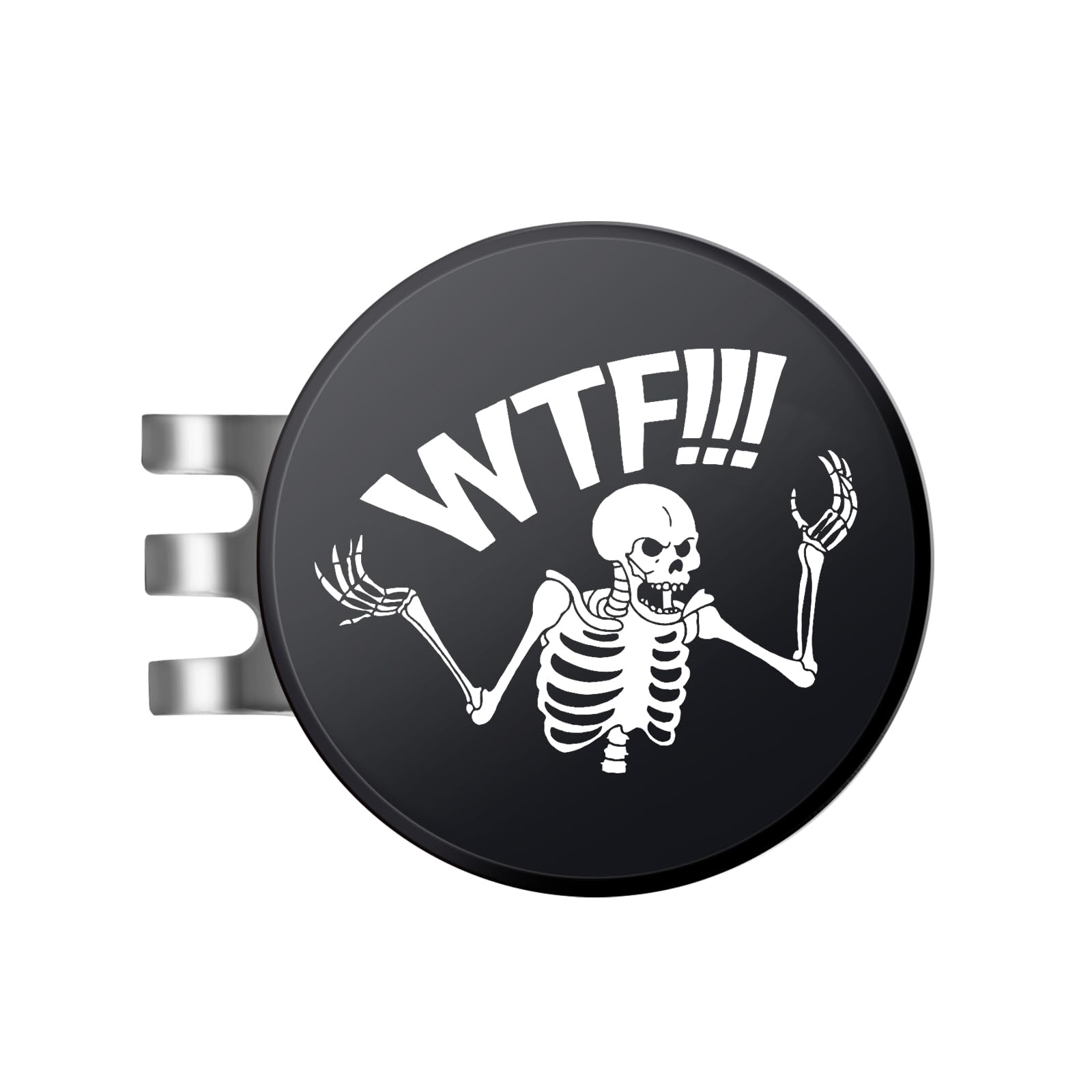 Golf Ball Marker Hat Clip, Funny Golf Accessories, Golf Gifts for Men 25 MM
