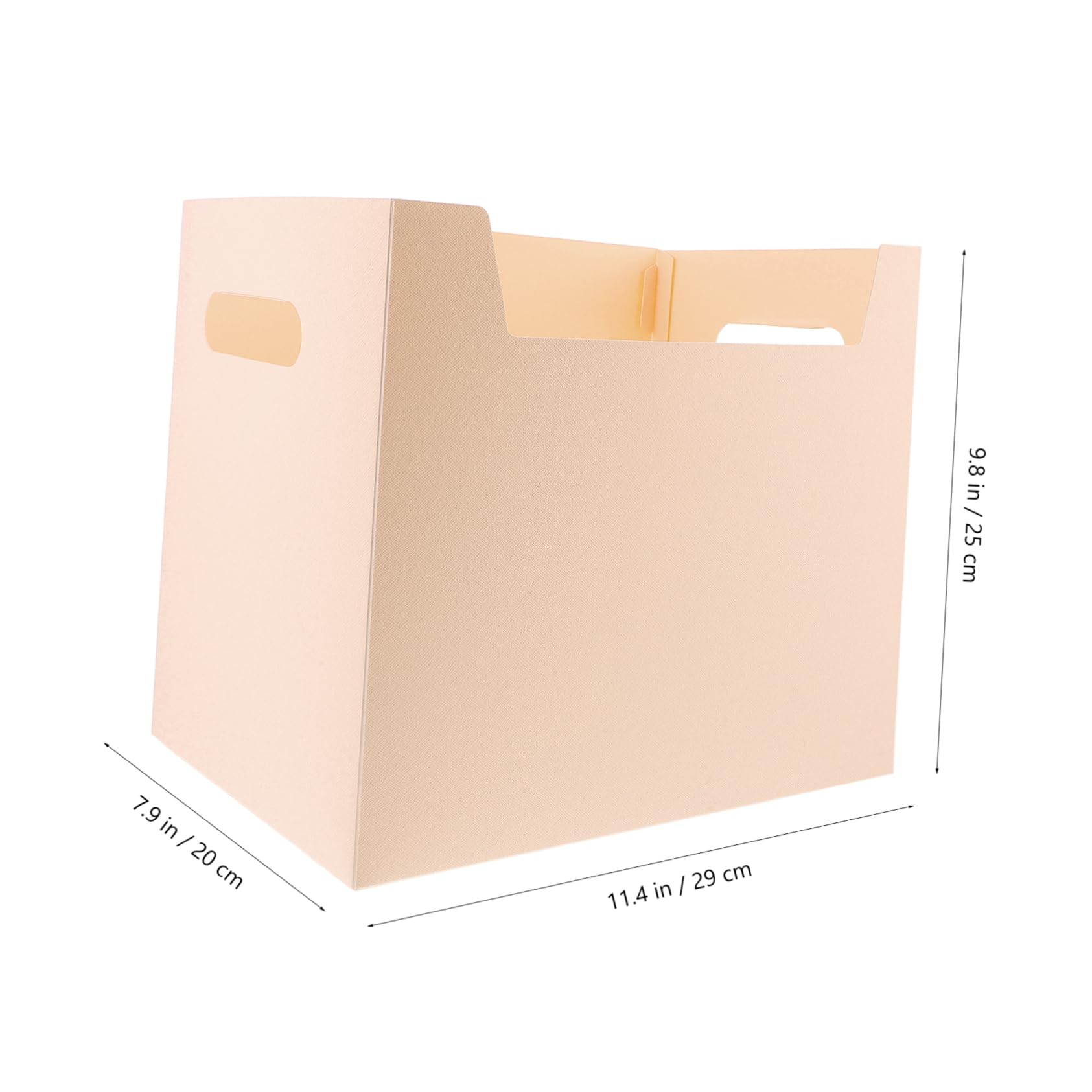 Organizer Per Documenti Trasparente Con Coperchio - 35.5x23.6x7cm, Per Ufficio