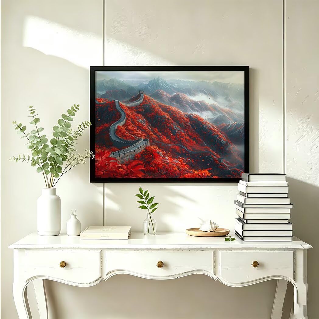 Kwadratowy obraz diamentowy krajobraz 60x80cm-36400