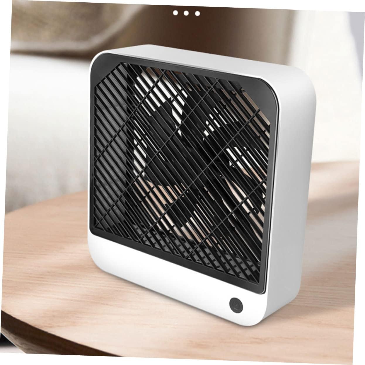1pc Usb Rechargeable Mini Desk Fan for Home Office Quiet Compact for Dormitories Battery Powered Portable Cooling