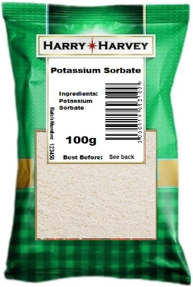 Potassium Sorbate 100g for Wine Making, Baking Preservative E202