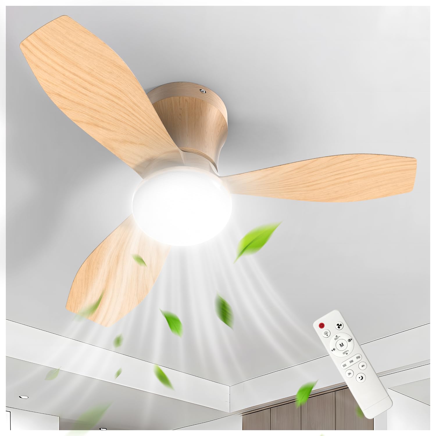 Amazon.co.jp : シーリングファン coizabera 6-10畳 シーリングファン