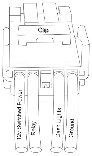 Miniatura 3 de Interruptor de luz Raptor compatible con 5ª generación 4Runner azul pulsador 1.260 in y fusible grifo