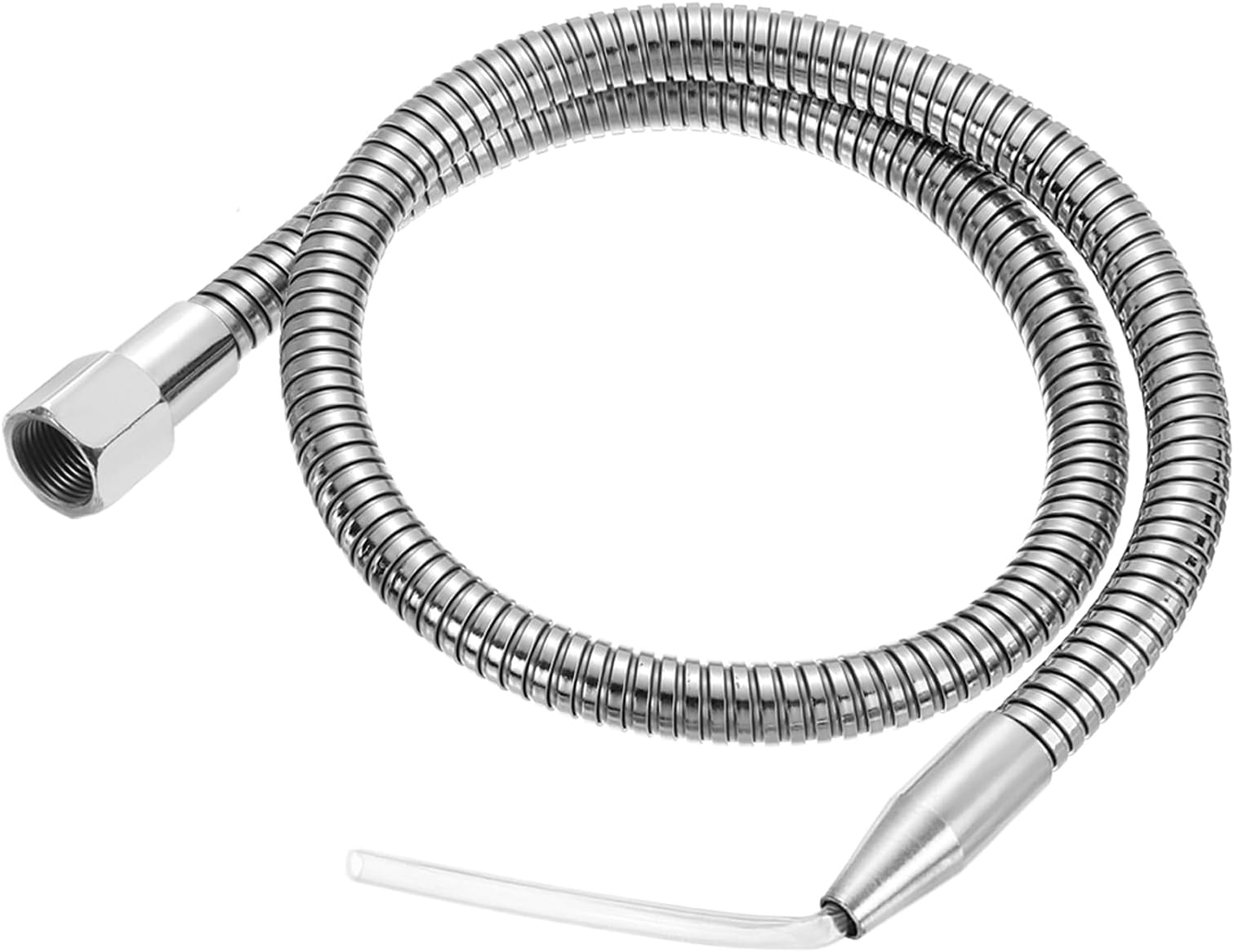 uxcell Mist Coolant Lubrication Spray System, 800mm G3/8" Thread Metal Flexible Water Oil Cooling Tube with Round Head Nozzle for Cooling Machine CNC Lathe Milling Drill