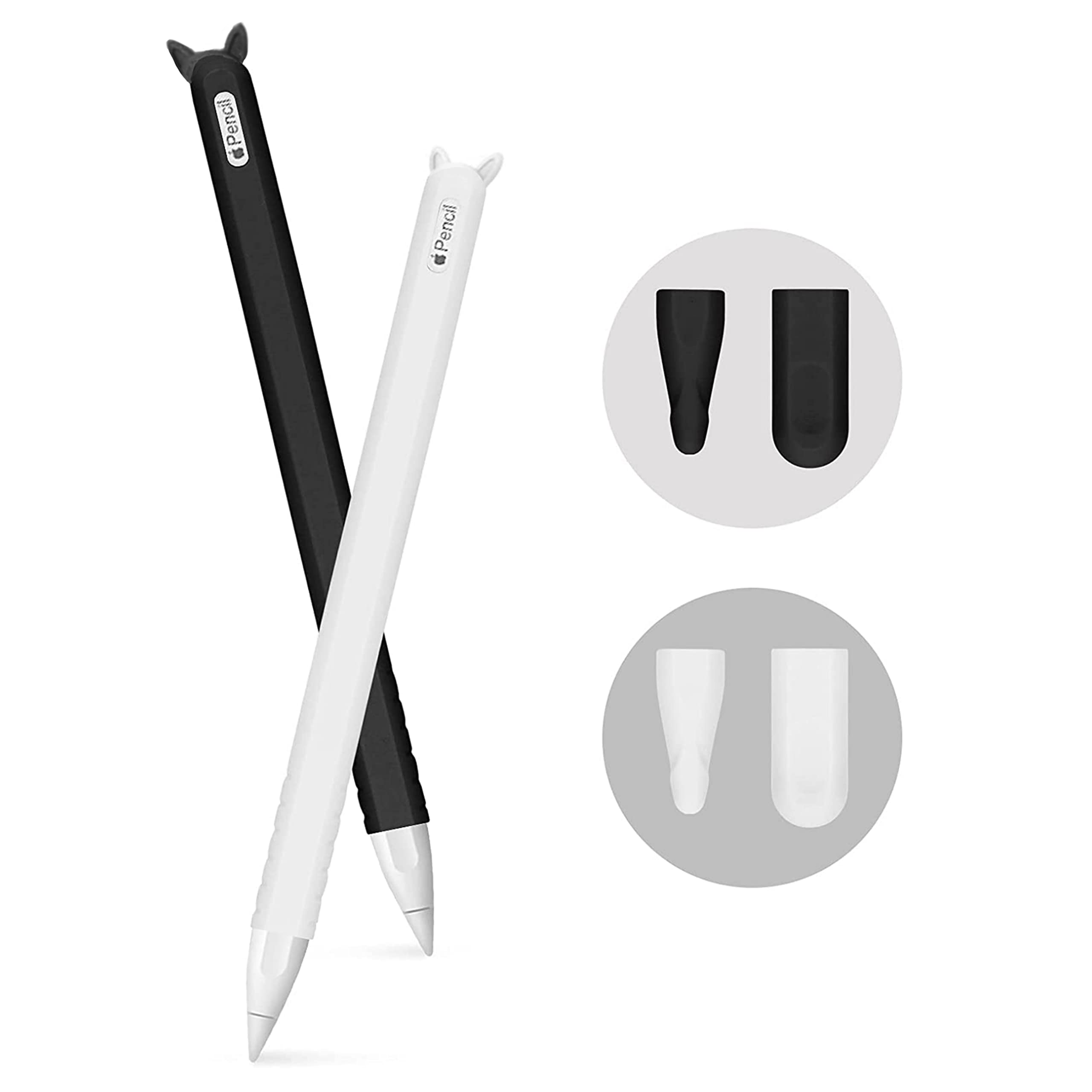 Meyaar Cute Ear Case Silicone Skin Cover for Apple Pencil 2nd Generation, and Protective Nib Cover Accessories Compatible with iPad Pro 11 12.9 inch, (Pink) — Amazon image 14
