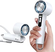 Handy Fan Cooling Plate (Industry New Design, 1 Second Instant Cooling, 90° Angle Adjustment), Portable Fan, Large Airflow, 6.6 oz (186 g), Ultra Lightweight, 1 - 100 Stepless Air Volume Adjustment