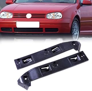 1Pair Black Front Bumper Guide Mount Bracket For VW Jetta MK4 Bora 1999 2000 2001 2002 2003 2004 2005
