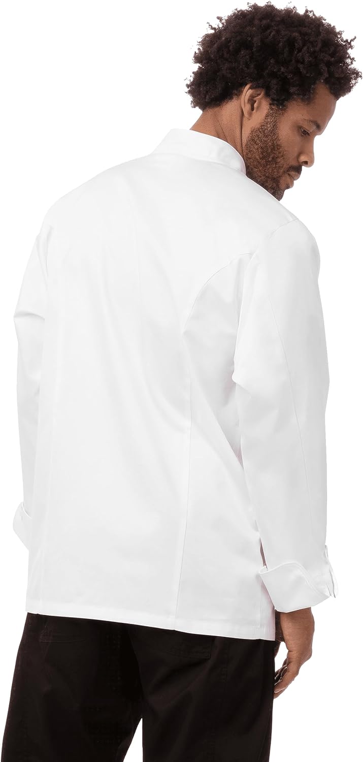 Chef Works Men's Madrid Premium Cotton Chef Coat