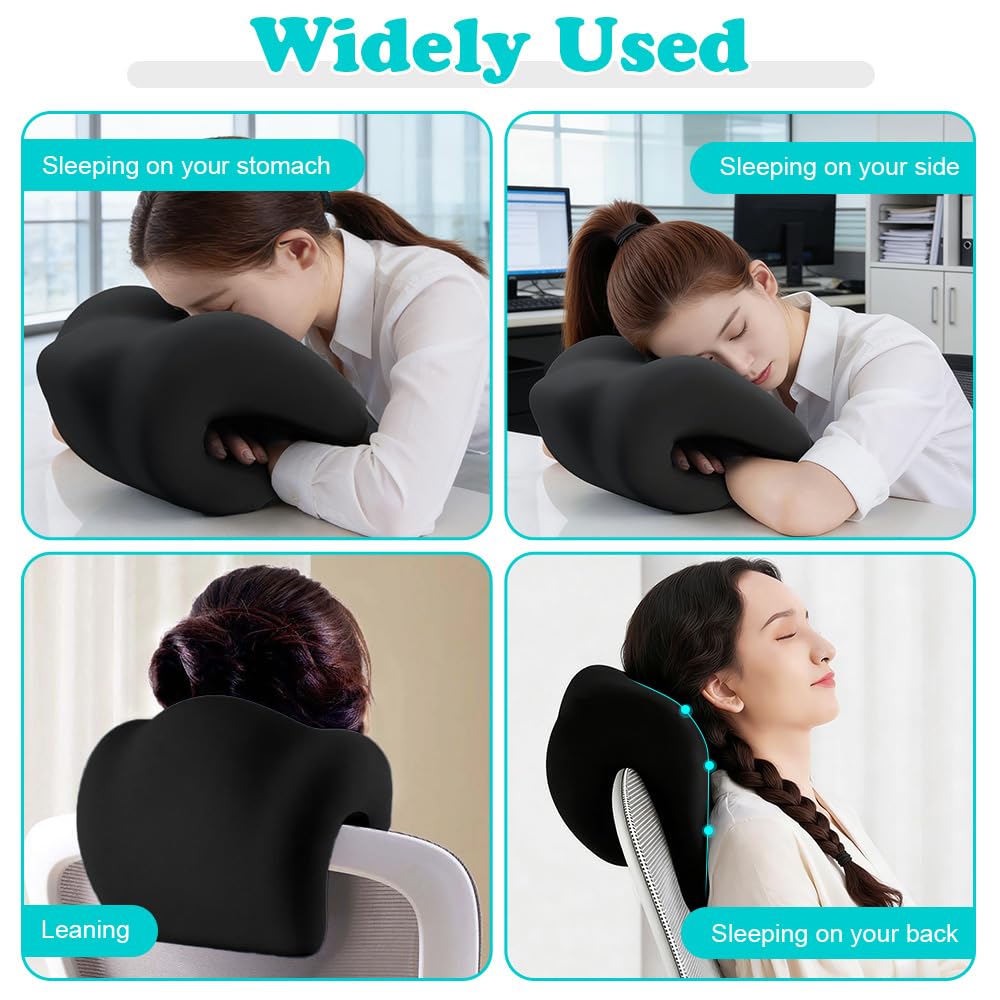 podpórka na głowę do krzesła biurowego, poduszka na kark do krzesła biurowego, podpora na kark do fotela, ergonomiczna poduszka podtrzymująca kark z pianką Memory Foam do krzesła biurowego