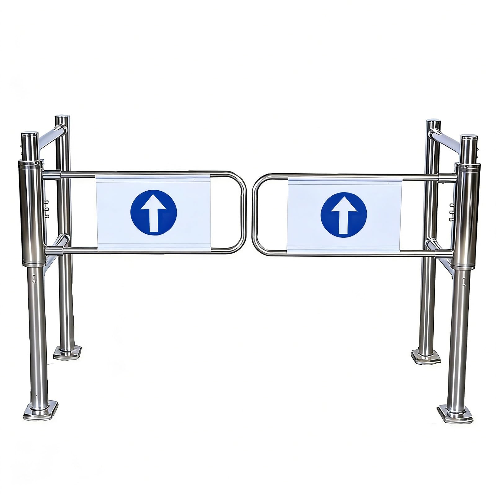 Aioneer Automatic Swing Gate For Entrances, Safety Metal Gate With Springs, One-Way Design, Automatic Closing Entrance And Exit Device-190 x 100 cm/74.8