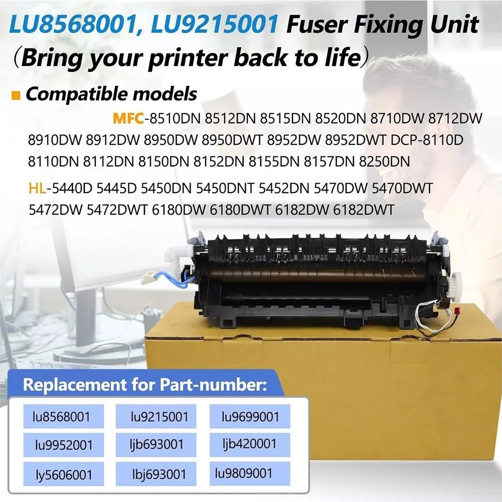 Lu8568001 Fixiereinheit kompatibel mit Mfc-8950dw 8710dw DCP-8155dn Hl-5440d 110 V Heizeinheit